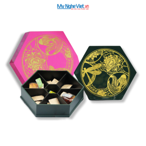 Hộp mứt Sơn Mài