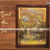 Tranh đồng hoa sen cao cấp