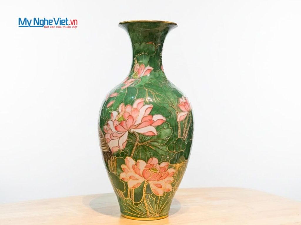 BÌnh hút tài lộc dáng lục bình hạc sen