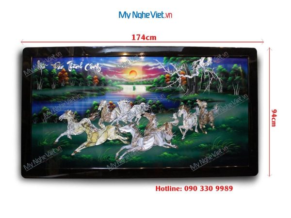 Tranh Sơn Mài Mã Đáo Thành Công