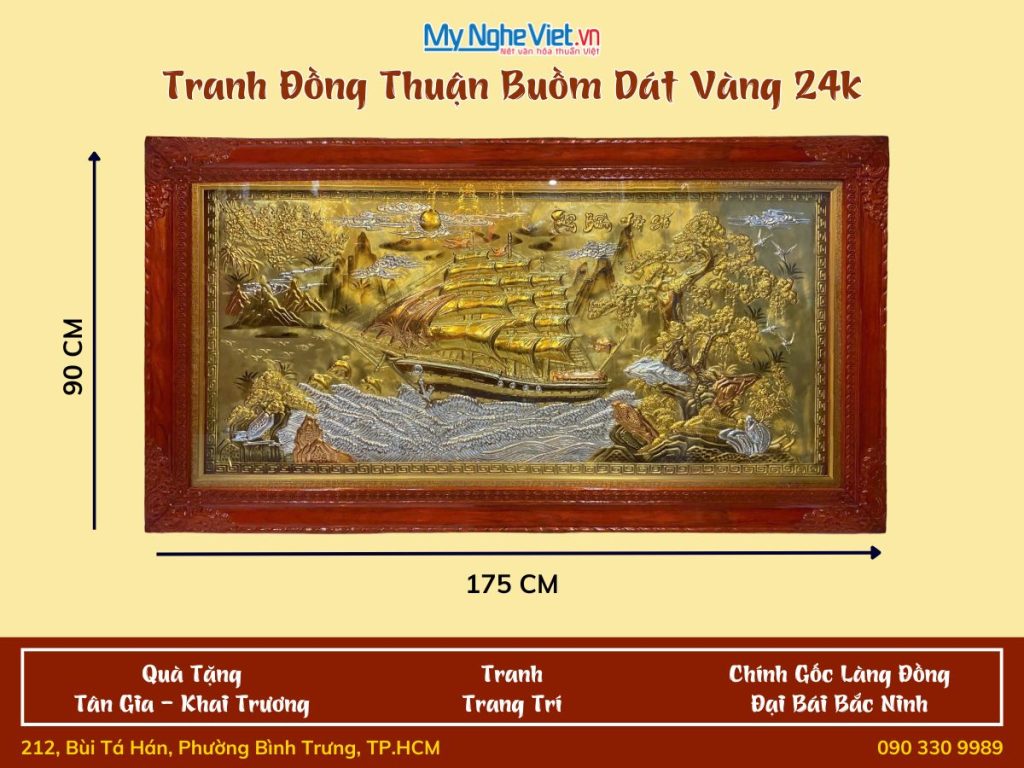 Tranh Đồng thuận buồm xuôi gió