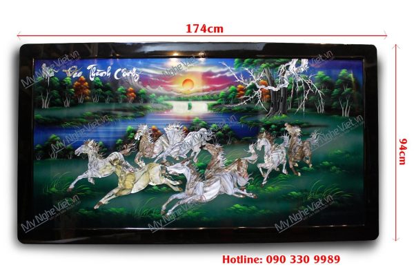 Tranh Sơn Mài Mã Đáo thành công