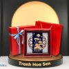 Tranh dát vàng hoa sen - Mạ vàng 24K TD33