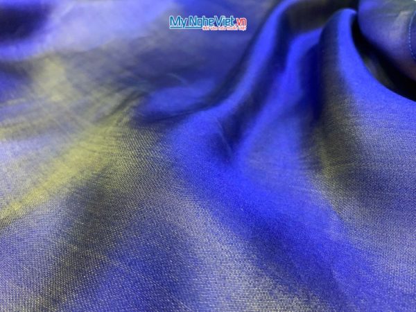 Quà Tặng Vỏ Gối Lụa Màu Tím Vàng Đồng