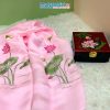 Quà Tặng Hộp Sơn Mài Hoa Sen & Khăn Lụa Hà Đông