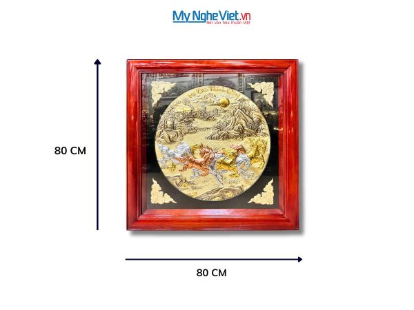 Tranh đồng mã đáo thành công đồng hun giả cổ