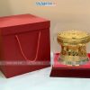 Trống đồng mạ vàng 24K D15cm - Đúc mạ vàng DD28-15D